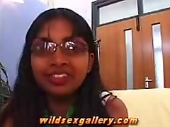 Bashful Indian Girl Gives Very Slow Blowjob